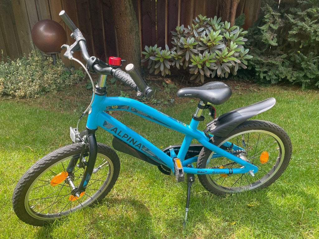 alpina j18 active trial jongens cross fiets 18 inch z.g.a.n, Ophalen, Terugtraprem, 16 tot 20 inch, Alpina
