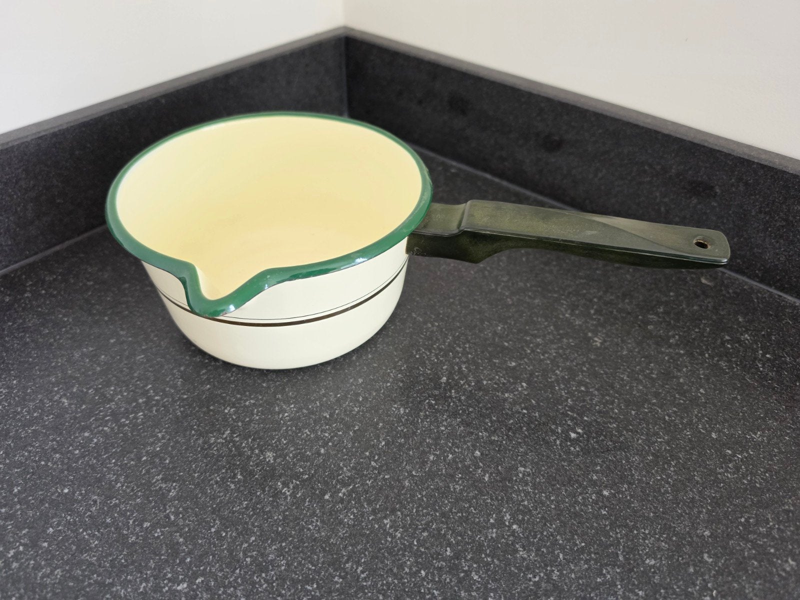 Steelpan emaille, prachtig exemplaar, Ophalen of Verzenden