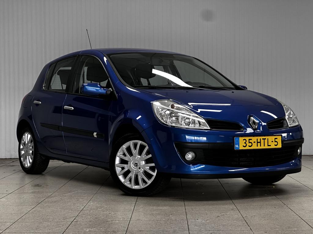Renault Clio 1.2-16V Dynamique/ 5-Drs/ 16'' LMV/ Airco/ Crui, Voorwielaandrijving, Gebruikt, 4 cilinders, Blauw