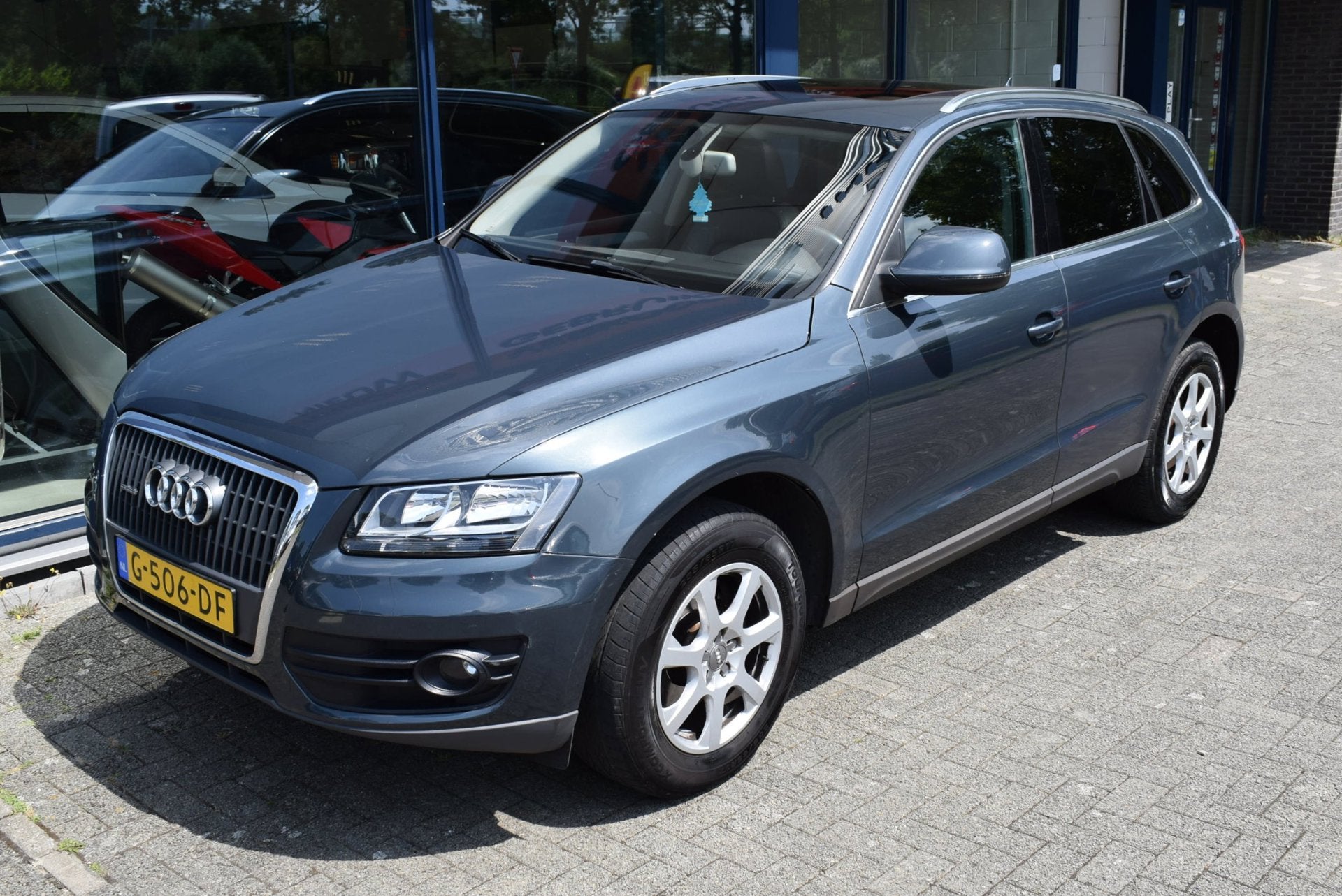 Audi Q5 2.0 TFSI Quattro // Leder, Navi, Climate Control en, Auto's, Euro 5, Gebruikt, Zwart, 4 cilinders