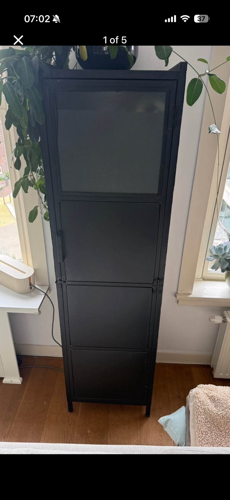 Industrial look metal cabinet, Huis en Inrichting, Kasten | Schoenenkasten, Ophalen, Zo goed als nieuw