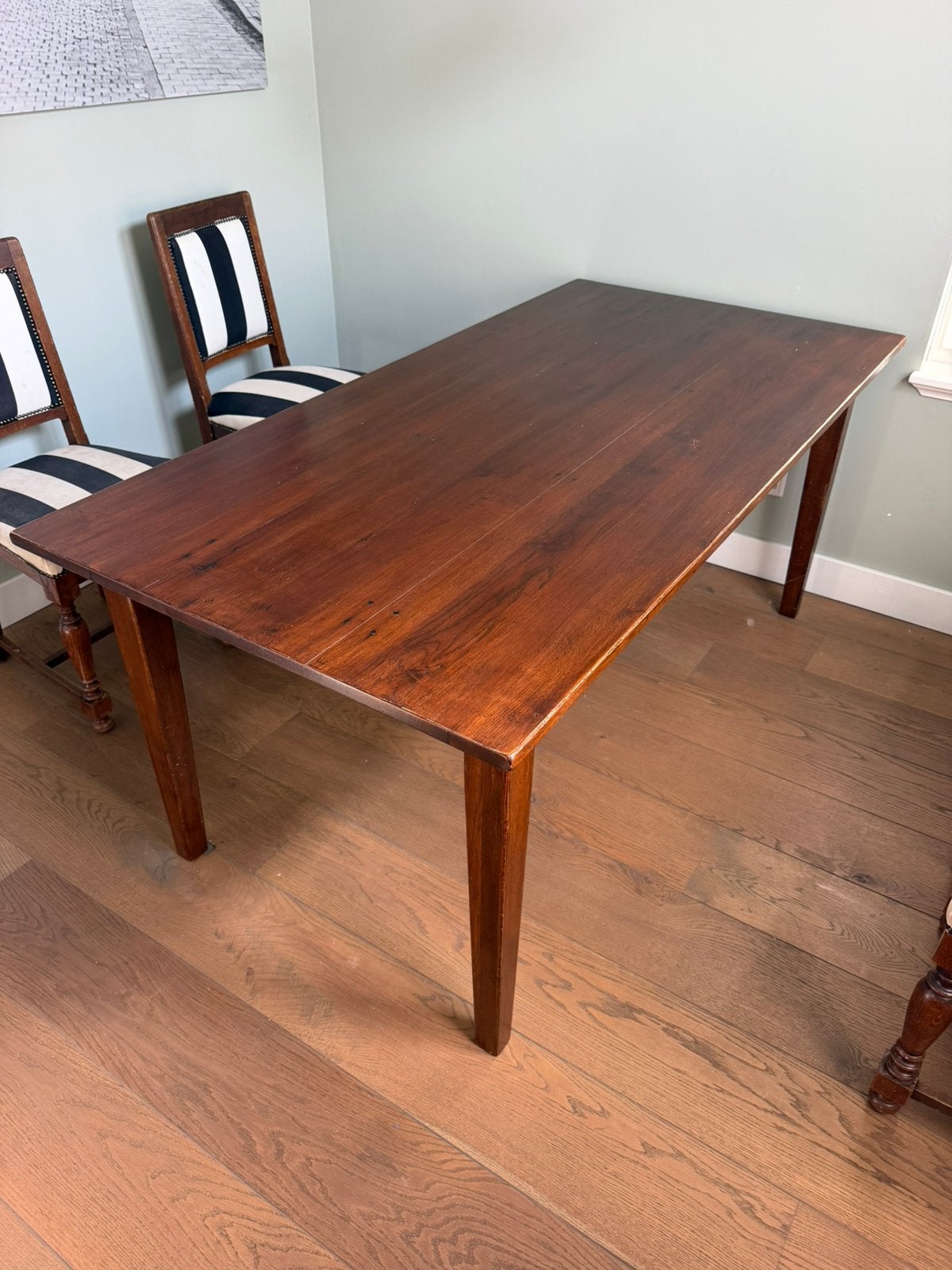 Foto 4 van Massief eiken eettafel - Klassiek