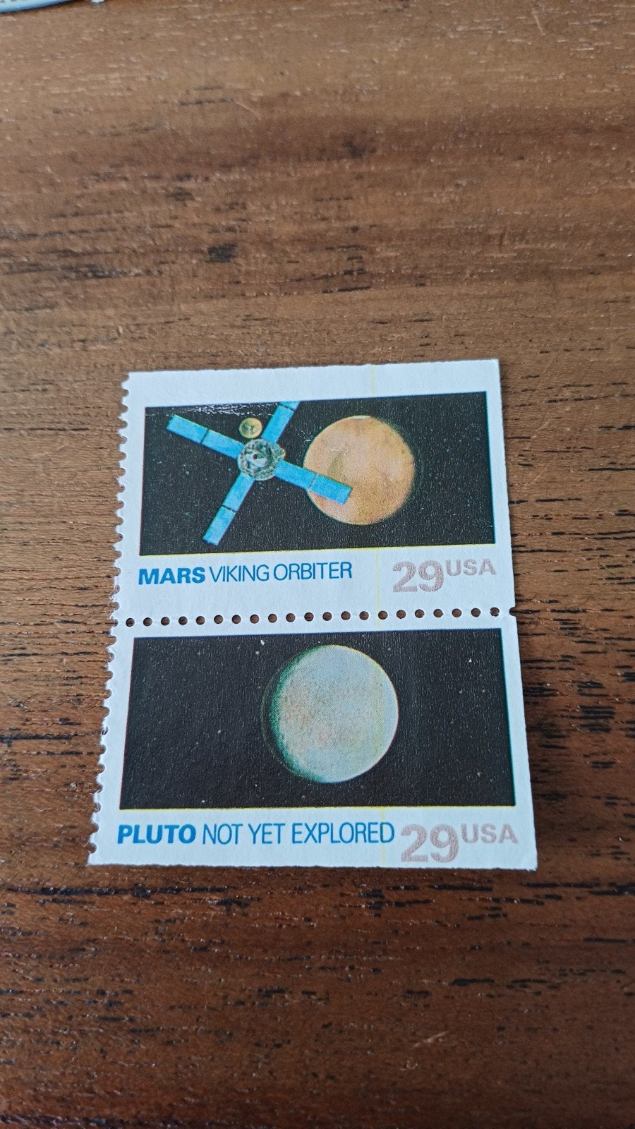 USA, 1991, Mars / Pluto, Postzegels en Munten, Ophalen of Verzenden, Gestempeld, Overige thema's