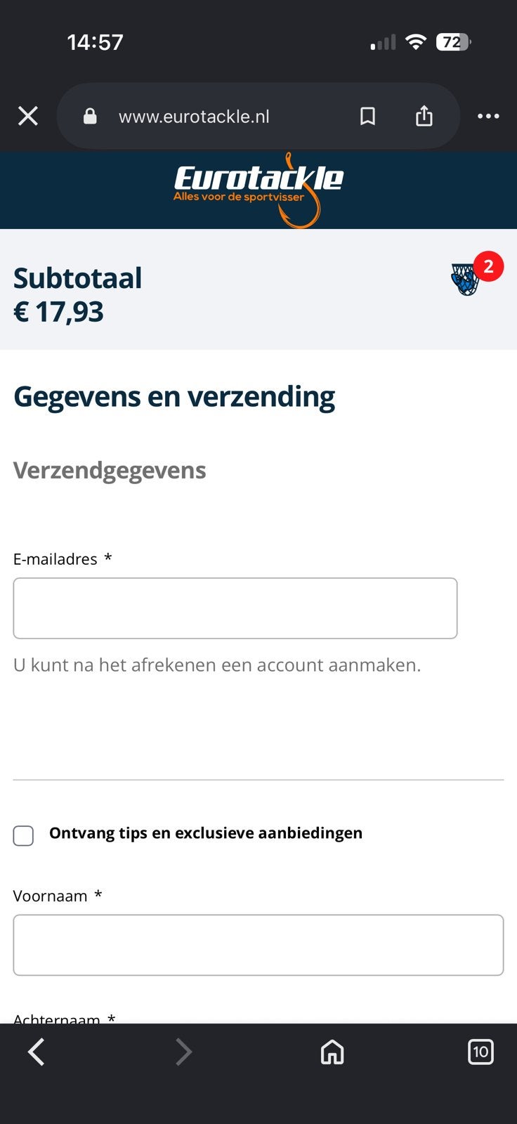 Oogje deeper, Watersport en Boten, Hengelsport | Algemeen, Ophalen, Zo goed als nieuw, Haak
