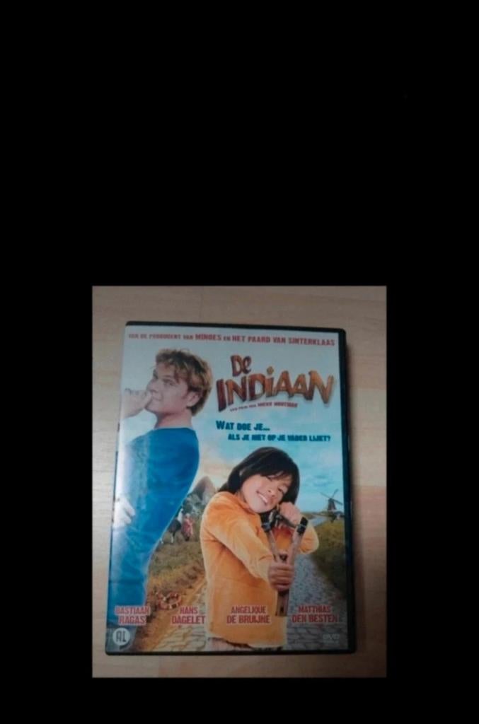 De Indiaan DVD - Familiefilm met Bastiaan Ragas, Avontuur, Alle leeftijden, Ophalen of Verzenden, Zo goed als nieuw