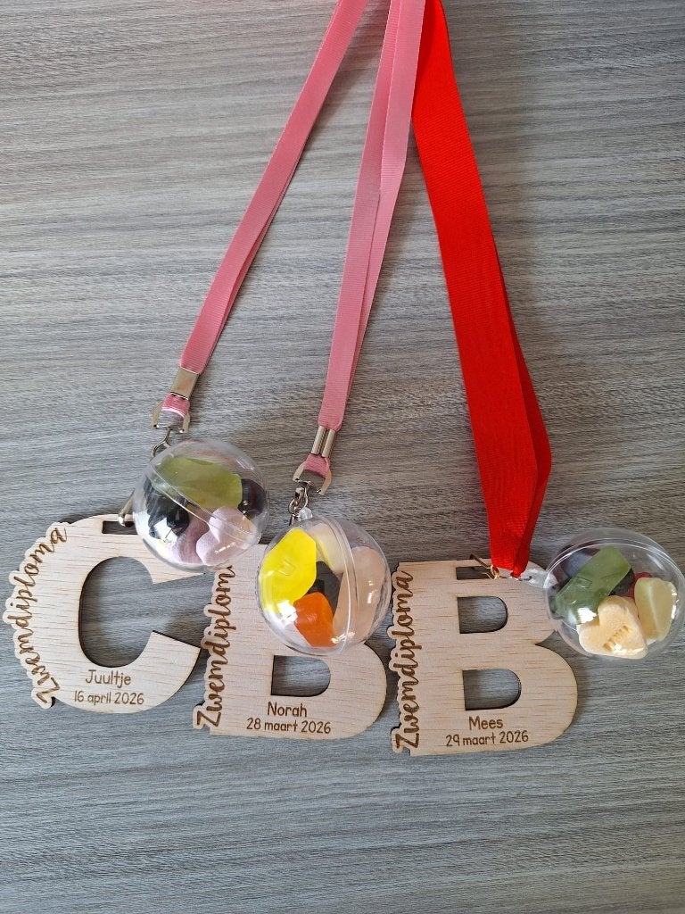 Persoonlijke afzwemmedaille, Ophalen of Verzenden, Nieuw, Overige typen, Overige