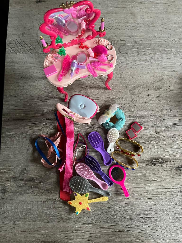 Barbie kaptafel, Ophalen of Verzenden, Gebruikt, Barbie
