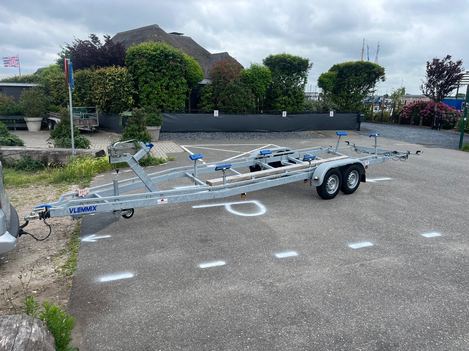 Vlemmix boottrailer 2021 – tandemasser 2700 KG —, Watersport en Boten, Boottrailers, Ophalen, 1500 tot 3000 kg, 6 tot 9 meter