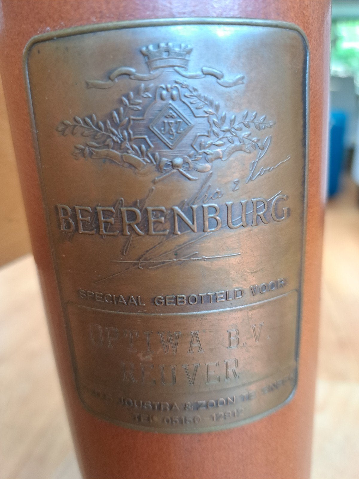Vintage Beerenburg Kruik - Optiwa B.V. Reuver, Verzamelen, Ophalen