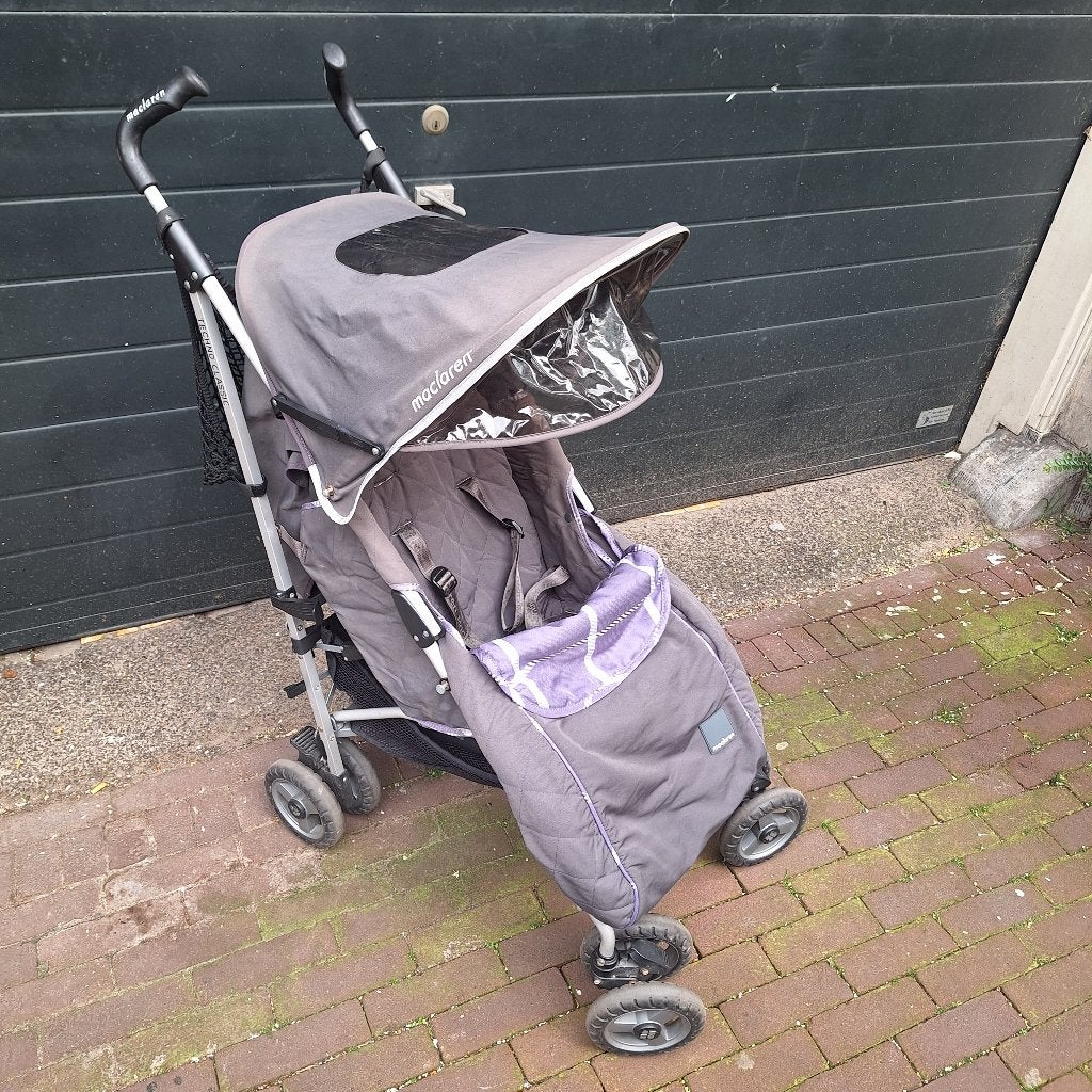 Maclaren Techno Classic Buggy met Extra Voetenzak, Kinderen en Baby's, Buggy's, Ophalen, Gebruikt, Verstelbare rugleuning, -