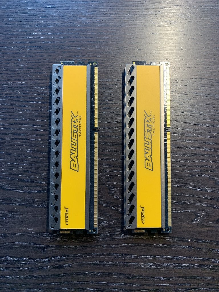 8GB DDR3 RAM Crucial Ballistix Tactical BLT4G3D1869DT1TX0, Computers en Software, Ophalen of Verzenden, Zo goed als nieuw, DDR3