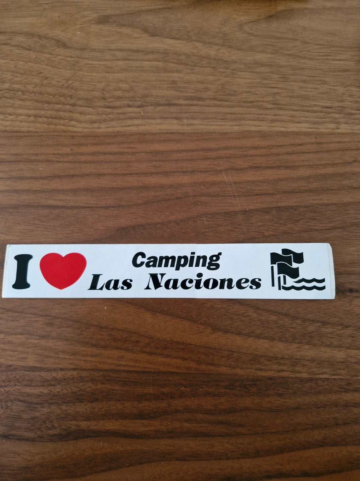 522 Sticker "I love Camping Las Naciones", Ophalen of Verzenden, Nieuw