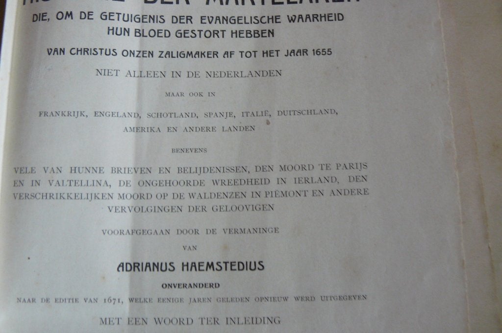 HISTORIE DER MARTELAREN / J..H. Landwehr / met 130 platen, Boeken, Ophalen of Verzenden, Gelezen