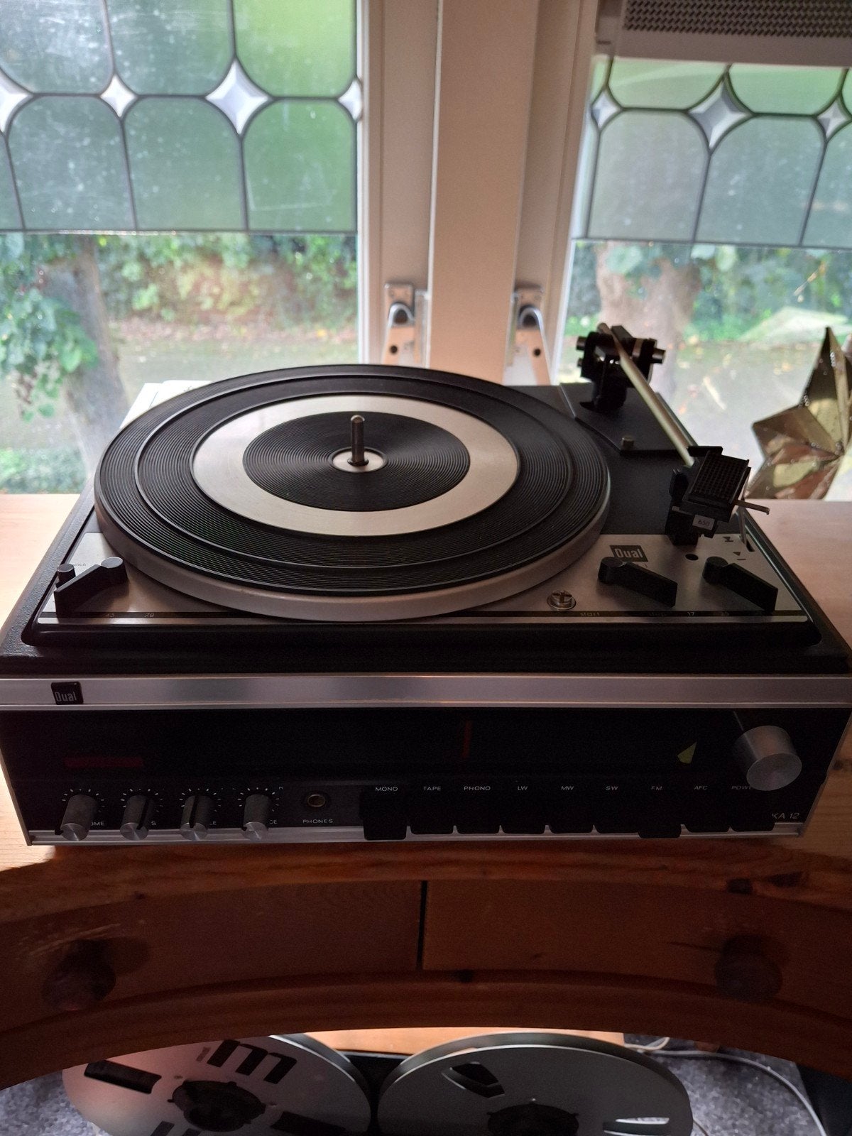 Dual Platenspeler met Versterker - Vintage Audio, Ophalen, Gebruikt, Platenspeler, Dual
