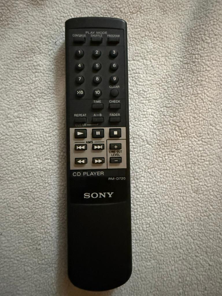 Sony afstandsbediening RM-D720, Verzenden, Zo goed als nieuw