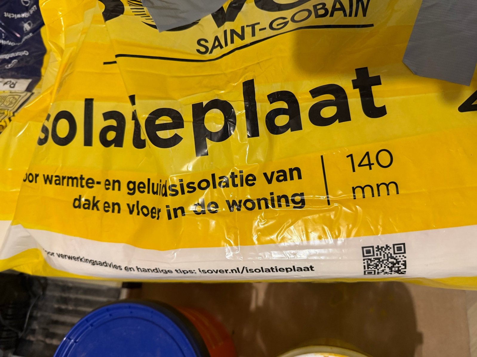 Isolatieplaat wol 140mm dik - 2,5 platen beschikbaar, Ophalen, 12 cm of meer, Nieuw, Minder dan 5 m²