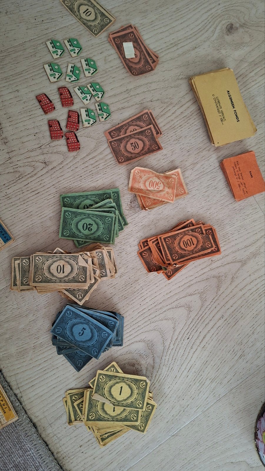 Vintage Monopoly Spelonderdelen - Jaren '30/'40, Hobby en Vrije tijd, Ophalen of Verzenden, Gebruikt, Parker Brothers (waarschijnlijk)