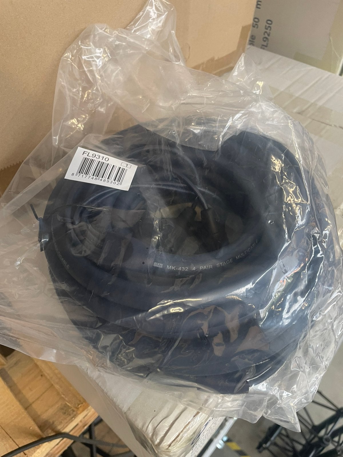 Dap showtec 4 voudige Xlr multi kabel 5 polig 10 mtr, Ophalen of Verzenden, Nieuw, Licht