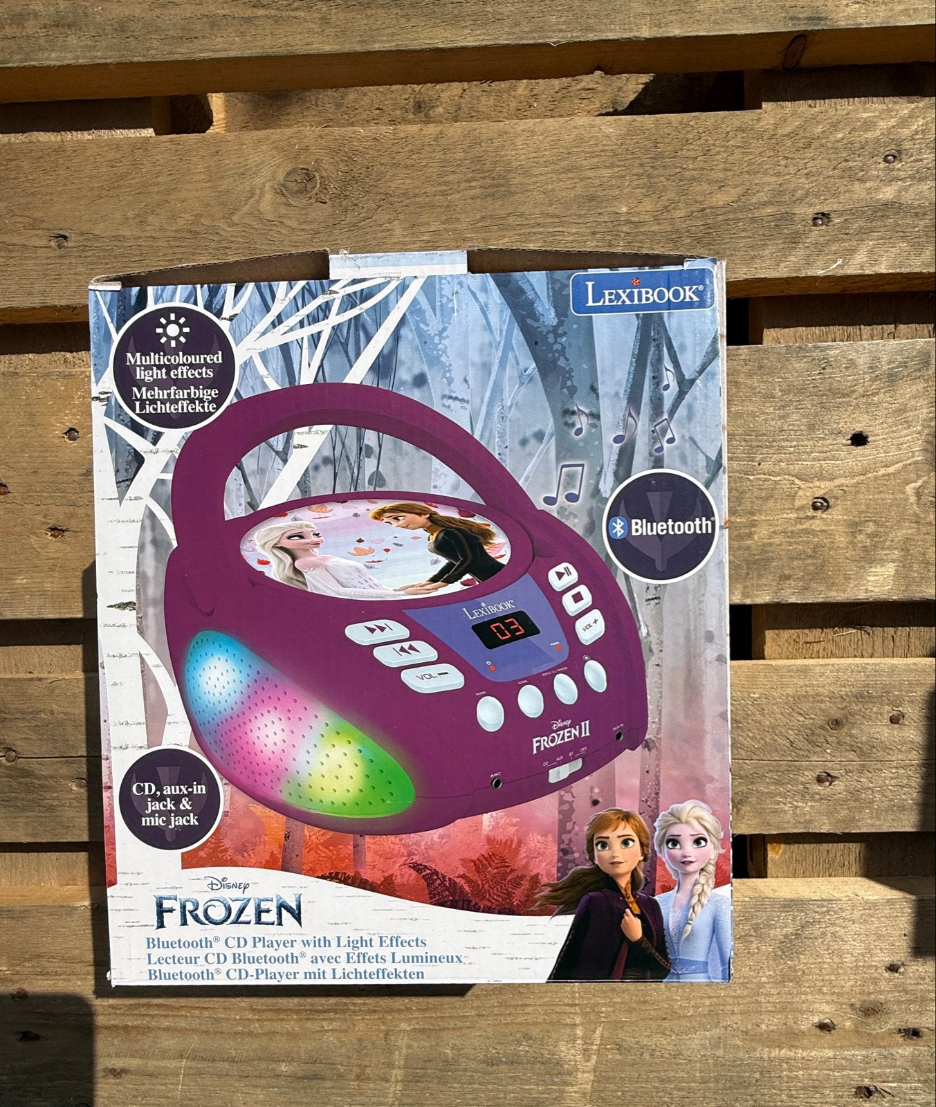Lexibook Frozen II CD-speler met lichteffecten en Bluetooth, ., Nieuw, Ophalen of Verzenden, .