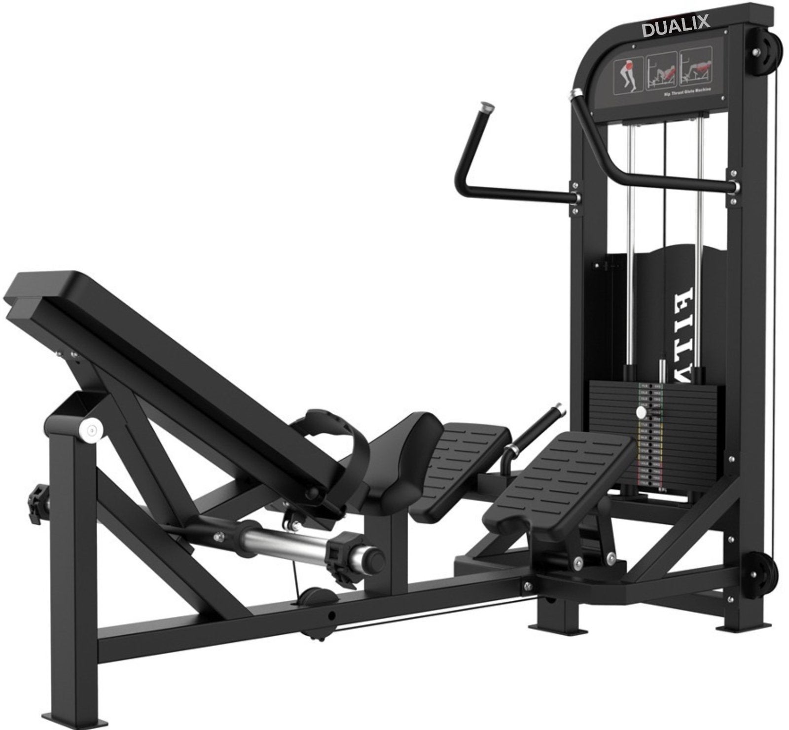Dualix Dual Glute Hip Thrust Pin Loaded 120kg / Plate Loaded, Sport en Fitness, Ophalen of Verzenden, Nieuw, Overige typen