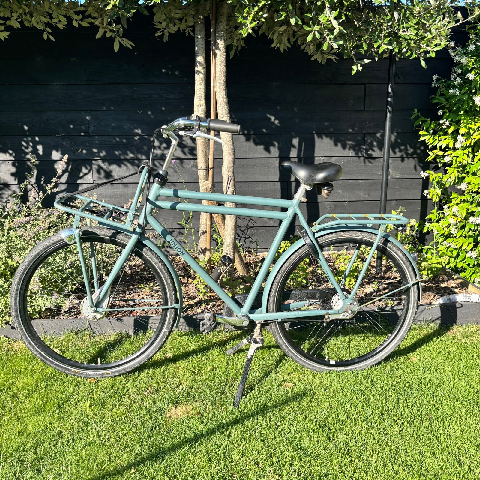Union herenfiets, Fietsen en Brommers, Fietsen | Heren | Herenfietsen, Ophalen, Gebruikt, Overige merken, Versnellingen