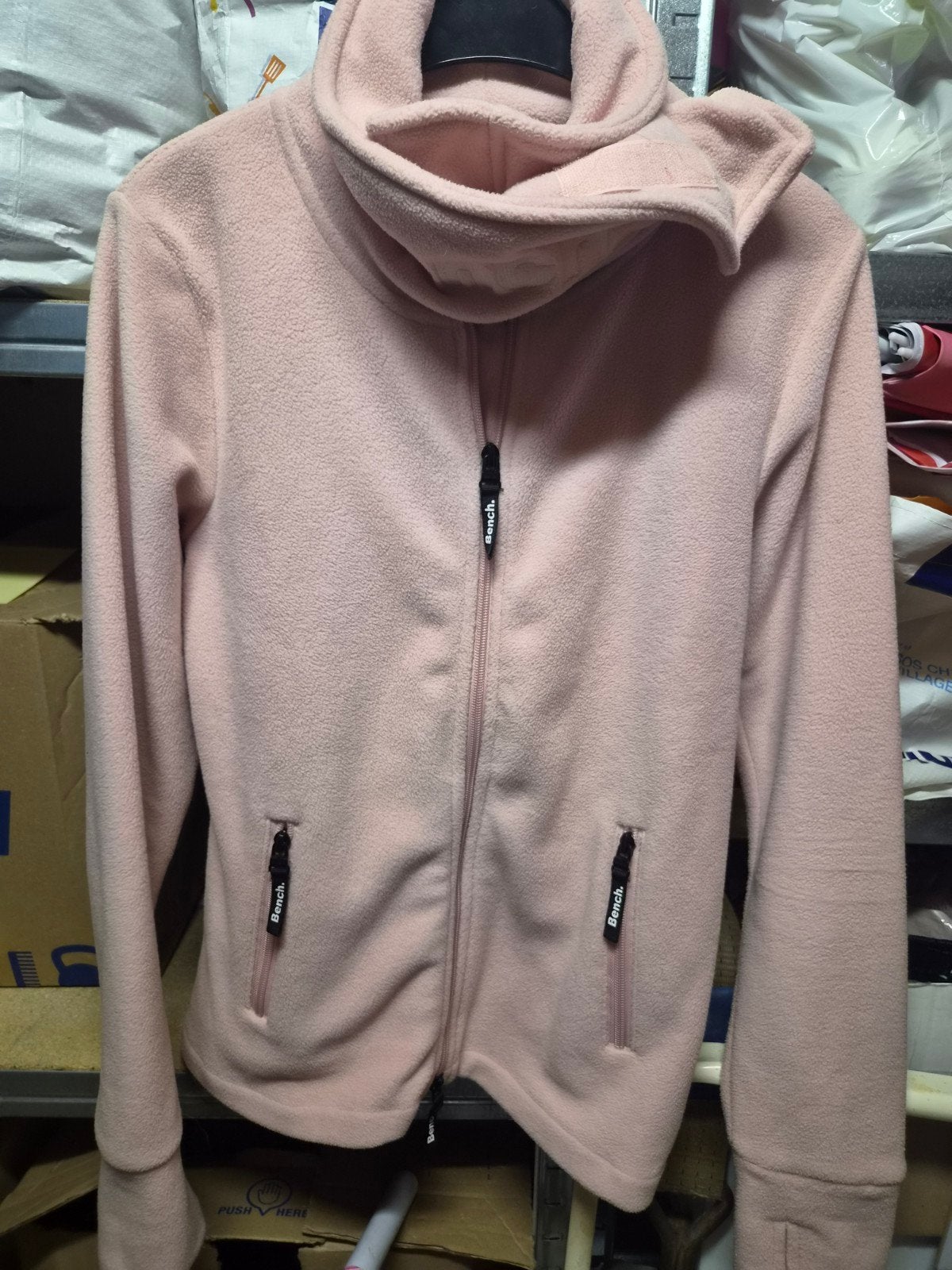 Bench. Roze Fleece Vest - Maat M, Bench., Ophalen of Verzenden, Zo goed als nieuw, Roze