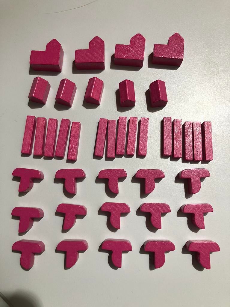 Kolonisten van Catan uitbreidingskleur roze, Ophalen of Verzenden, Zo goed als nieuw