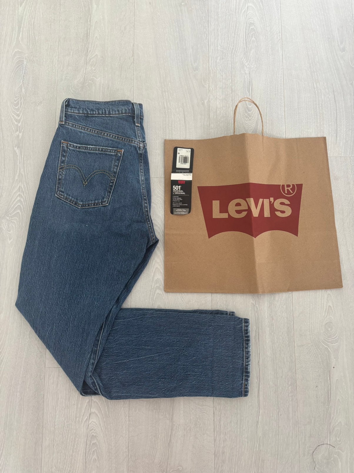 Original Levi’s 501 NIEUW 27x30, Ophalen of Verzenden, Nieuw, Blauw, W28 - W29 (confectie 36)