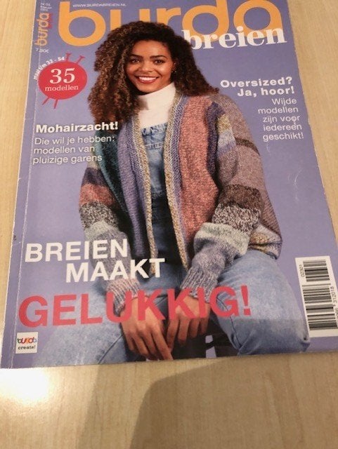 BURDA BREIBOEK, Hobby en Vrije tijd, Ophalen of Verzenden, Gebruikt, Breien, Patroon of Boek