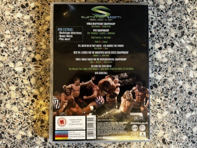 WWE Summerslam 2004, Engels, Overige typen, Ophalen of Verzenden, Zo goed als nieuw