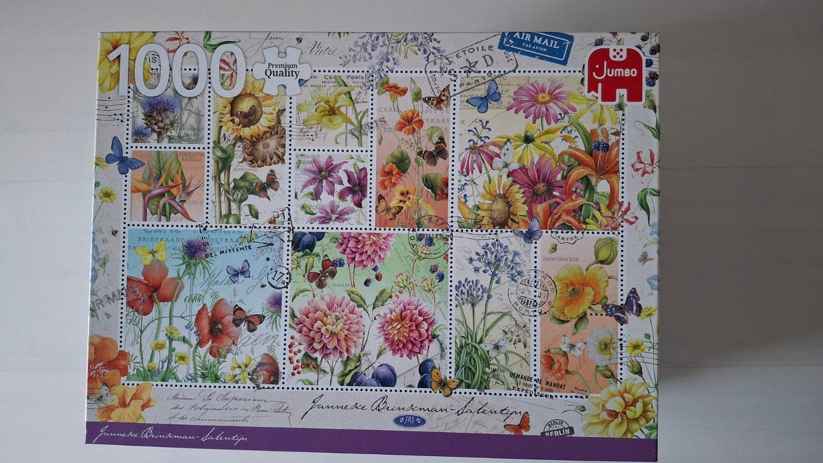 Janneke Brinkman bloemen puzzel, Ophalen, 500 t/m 1500 stukjes, Zo goed als nieuw, Legpuzzel