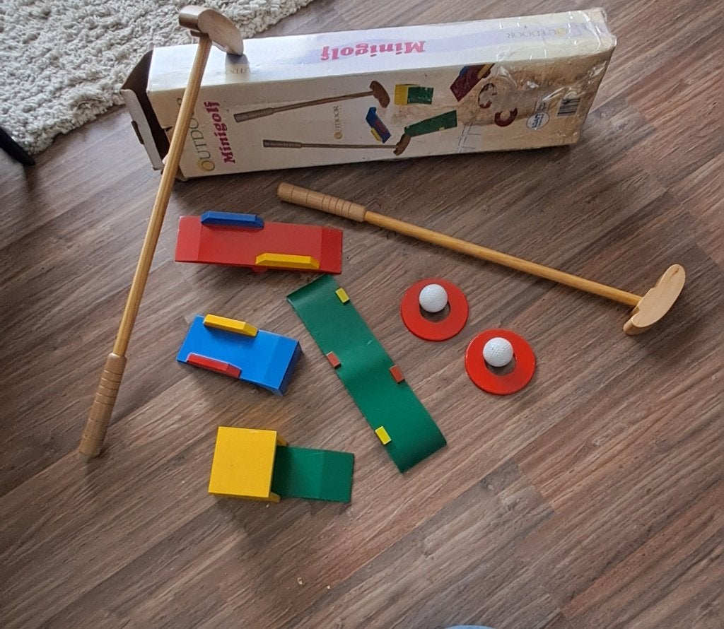 Outdoorspel Minigolf, Ophalen of Verzenden, Gebruikt