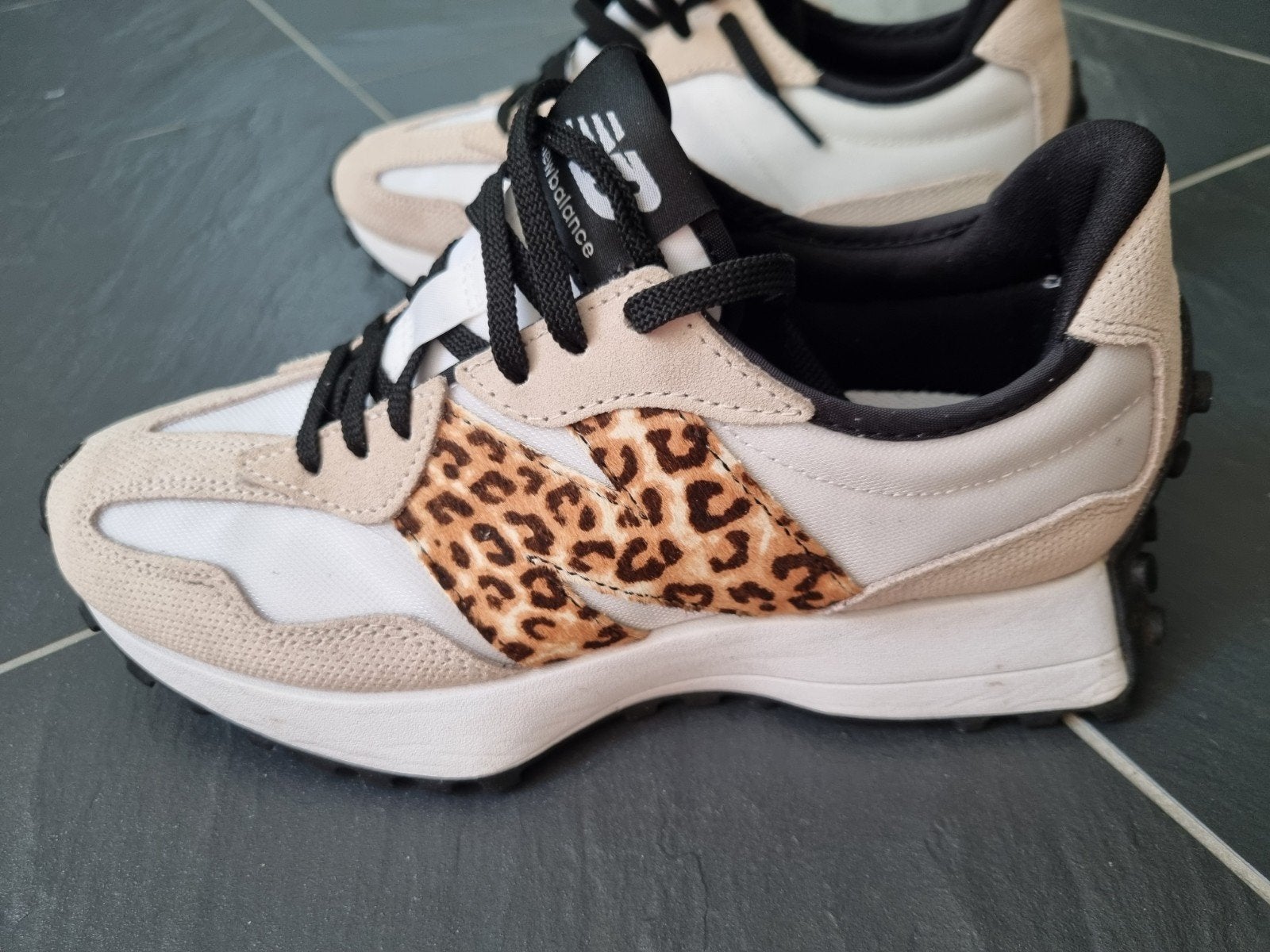 New Balance sneakers wit met leopard print, maat 40, Overige kleuren, New Balance, Nieuw, Ophalen of Verzenden