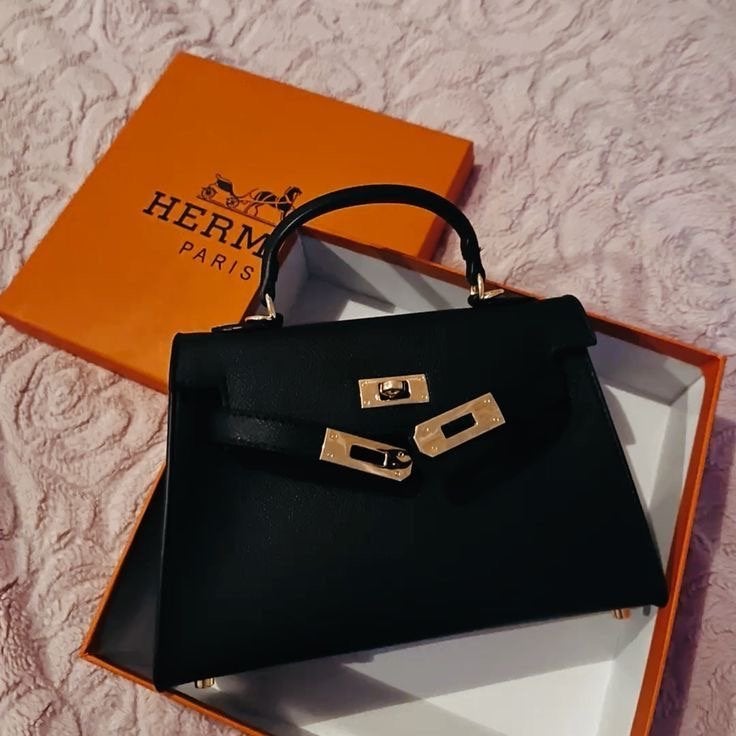 Hermes Birkin Bag Mini Zwart, Ophalen of Verzenden, Nieuw, Zwart, Handtas