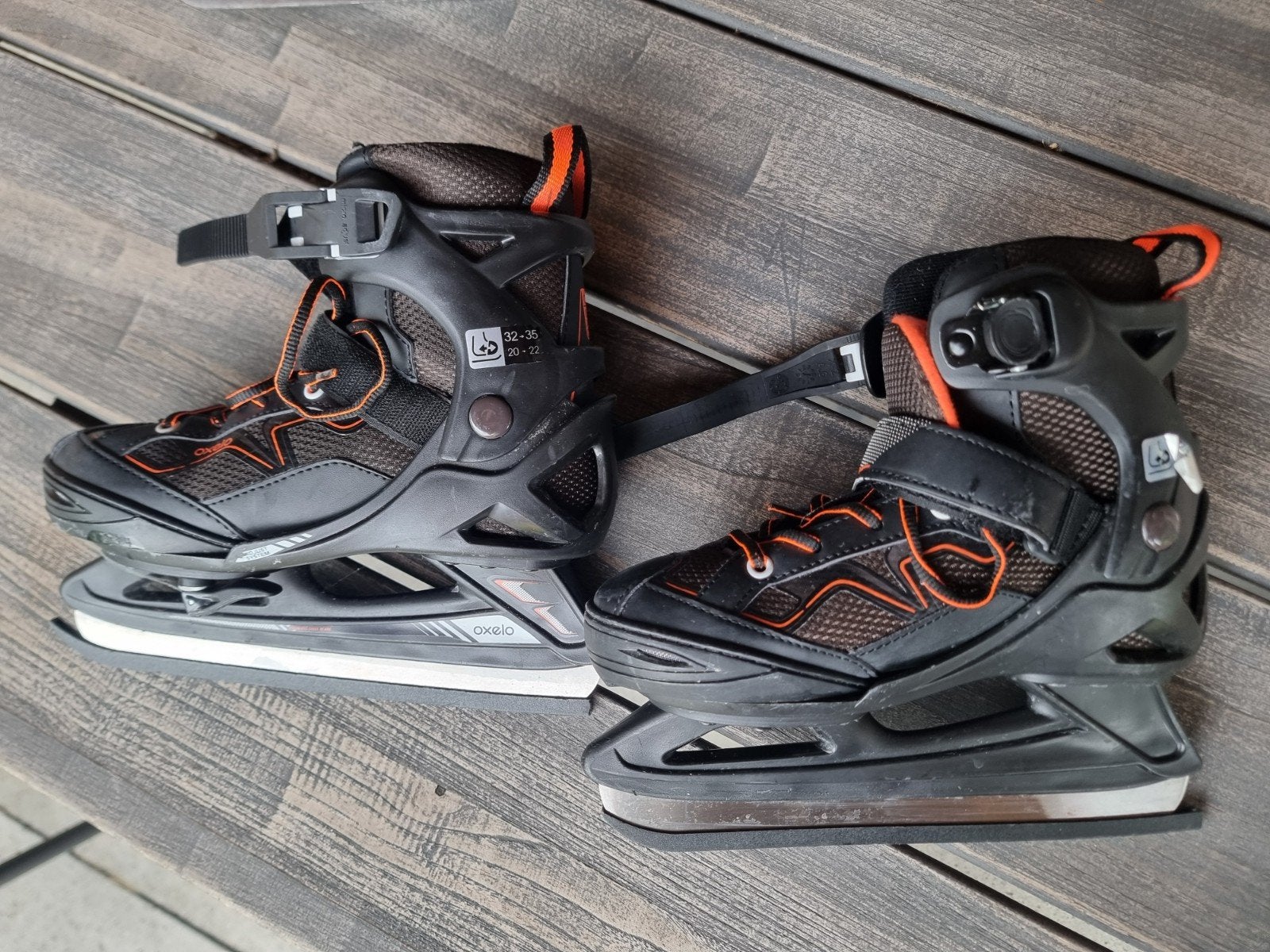 kinderschaats verstelbaar 32-35, Ophalen, Zo goed als nieuw, IJshockeyschaatsen, Overige merken