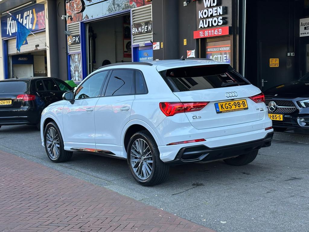 Audi Q3 45 TFSI quattro Pro Line S Aut Leer B&O Camera Carpl, Auto's, Gebruikt, Euro 6, 1984 cc, Wit