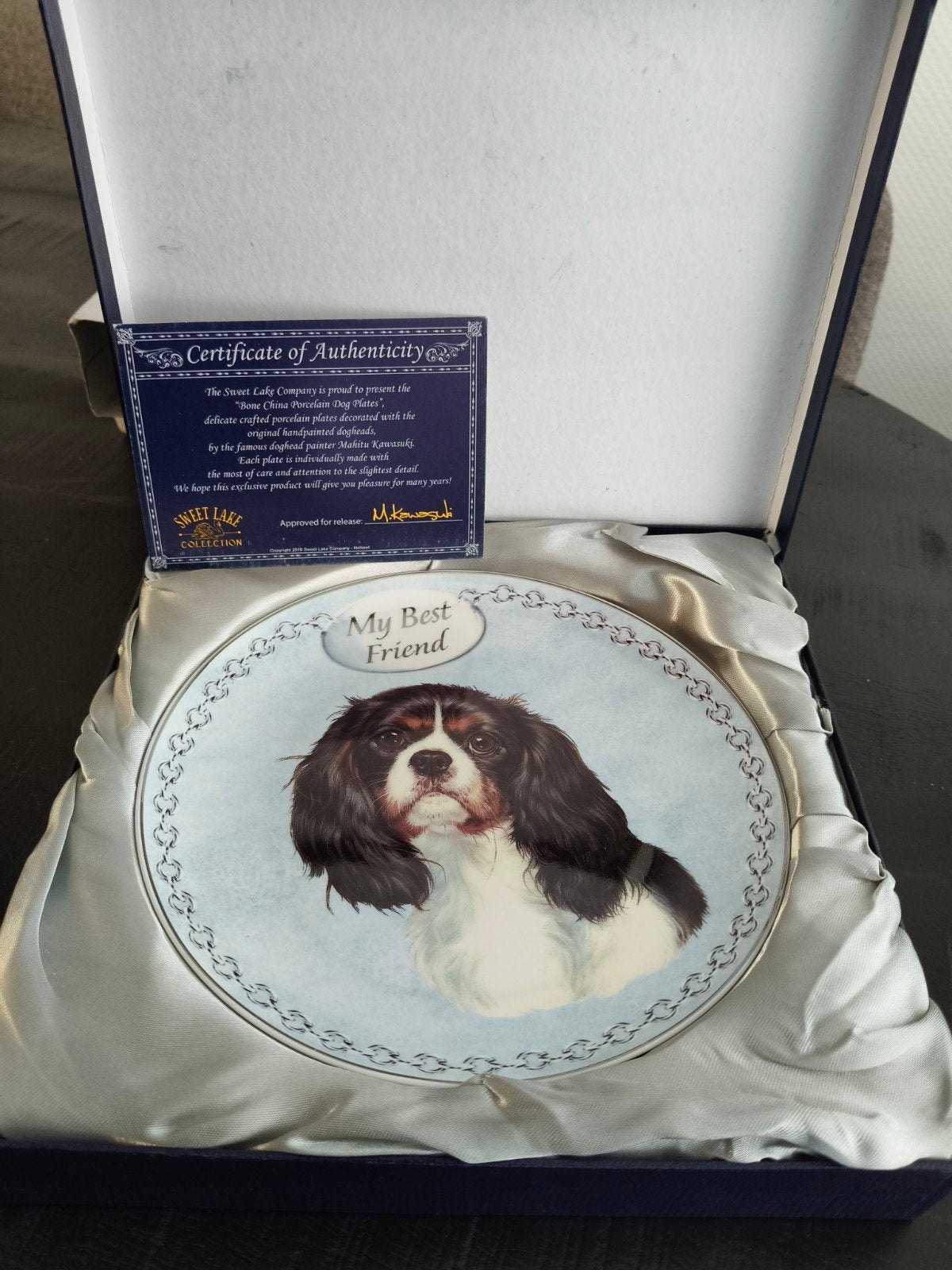 Sweet Lake Collection "My Best Friend" porseleinen bord, Verzamelen, Ophalen of Verzenden, Nieuw, Hond of Kat, Overige typen