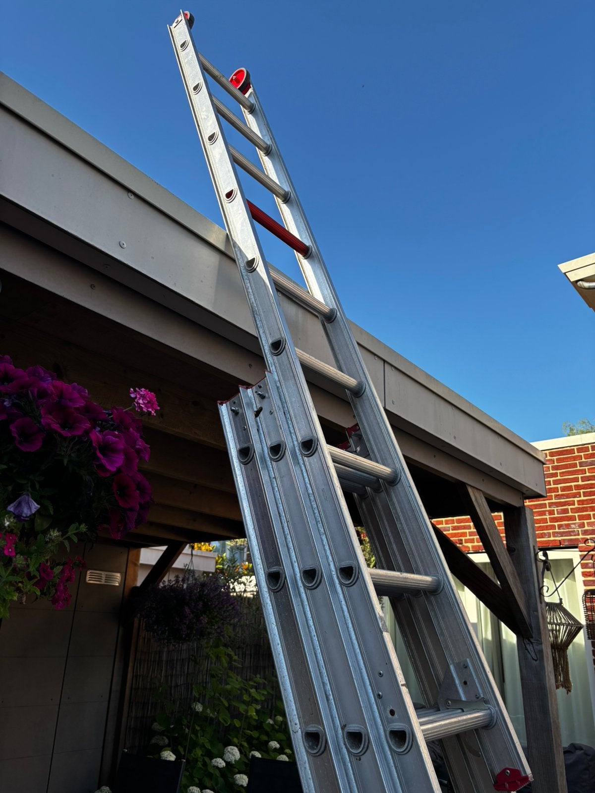 Altrex All Round reformladder 3x9 sporten, Ophalen, Zo goed als nieuw, 4 meter of meer