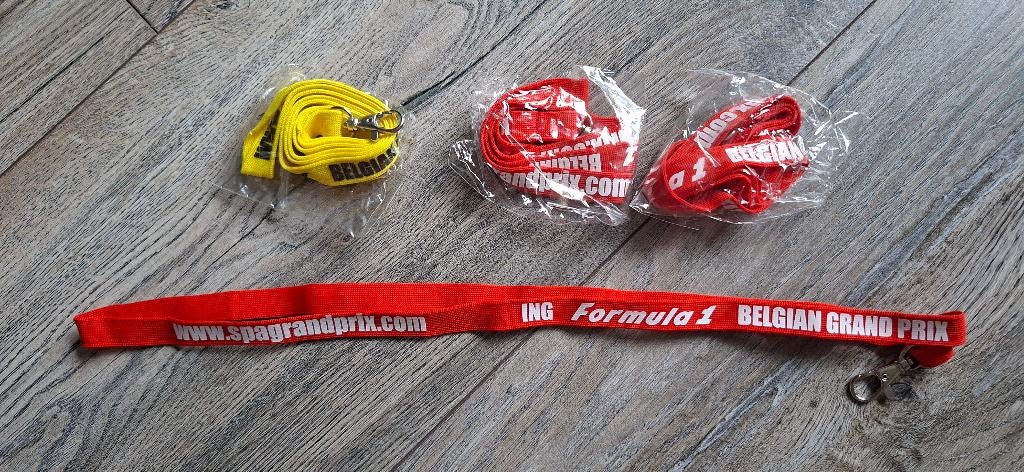 4 x Keychain F1 GP België, Ophalen of Verzenden, Nieuw, Formule 1