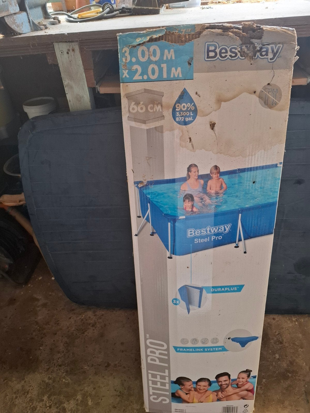 zwembad, Tuin en Terras, Ophalen, Zo goed als nieuw, Opzetzwembad, 200 tot 400 cm