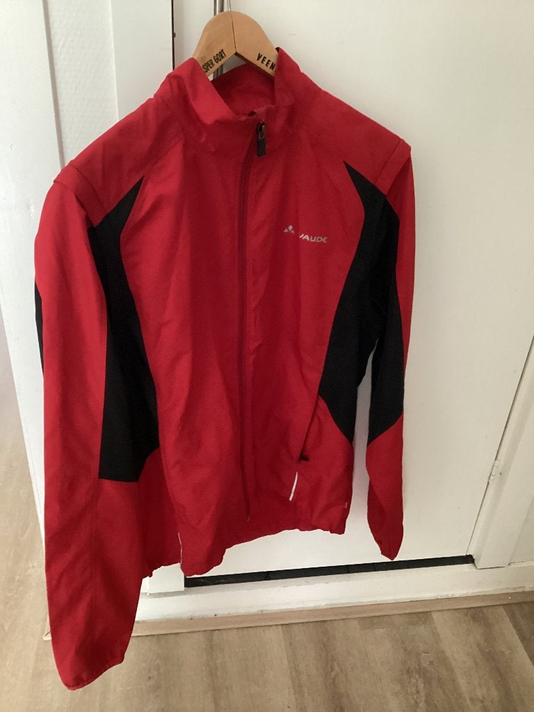 Vaude Dundee ZO fietsjack afneembare mouwen jas winddicht, Heren, Ophalen of Verzenden, Zo goed als nieuw, L