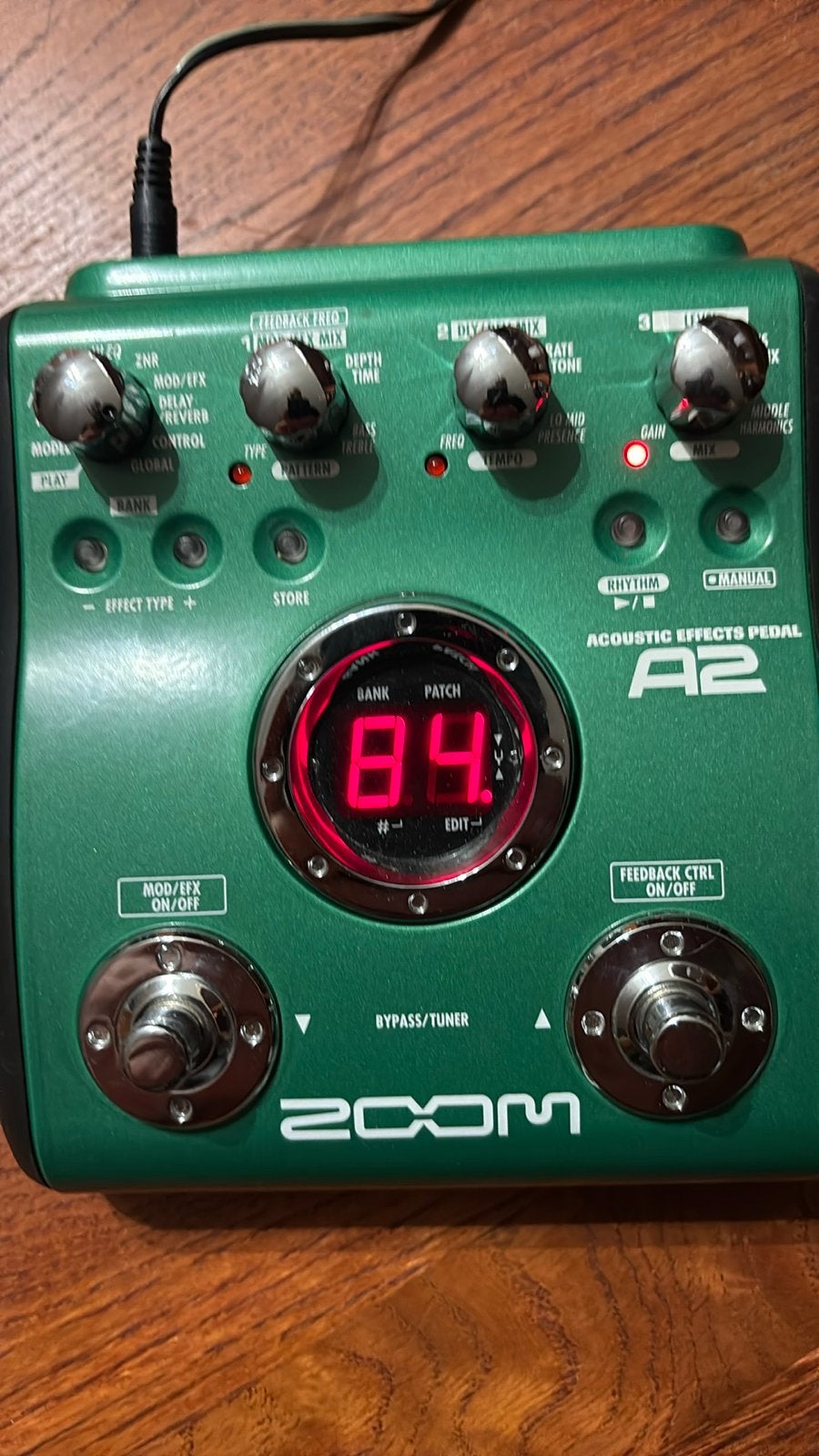 Zoom A2 Akoestisch Multi-Effect Pedaal, Ophalen of Verzenden, Gebruikt, Chorus