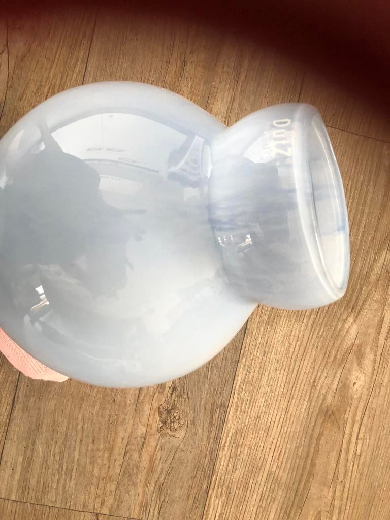 Mooie blauwe dutz vaas, Huis en Inrichting, Woonaccessoires | Vazen, Blauw, Nieuw, Ophalen of Verzenden, Glas