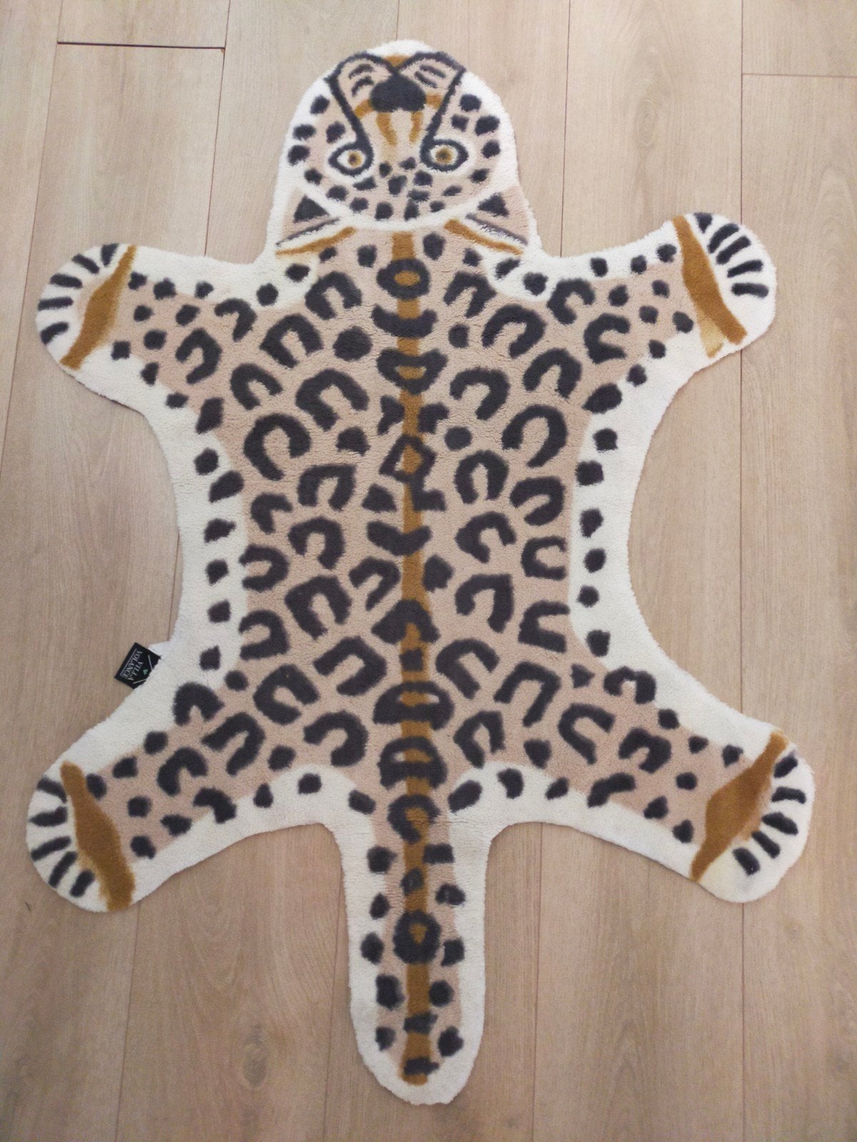 Luipaard kleedje, Huis en Inrichting, Stoffering | Tapijten en Kleden, 100 tot 150 cm, Nieuw, Bruin, Overige vormen