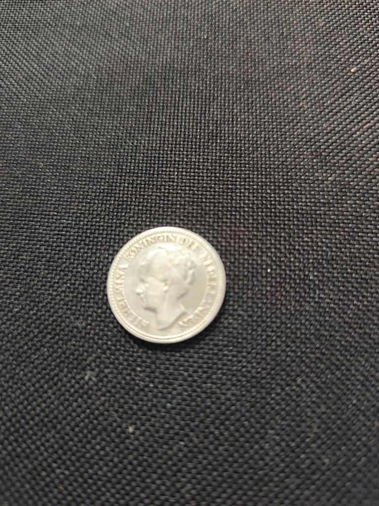 Zilveren halve gulden Koningin Wilhelmina 1930, ½ gulden, Zilver, Ophalen of Verzenden, Koningin Wilhelmina