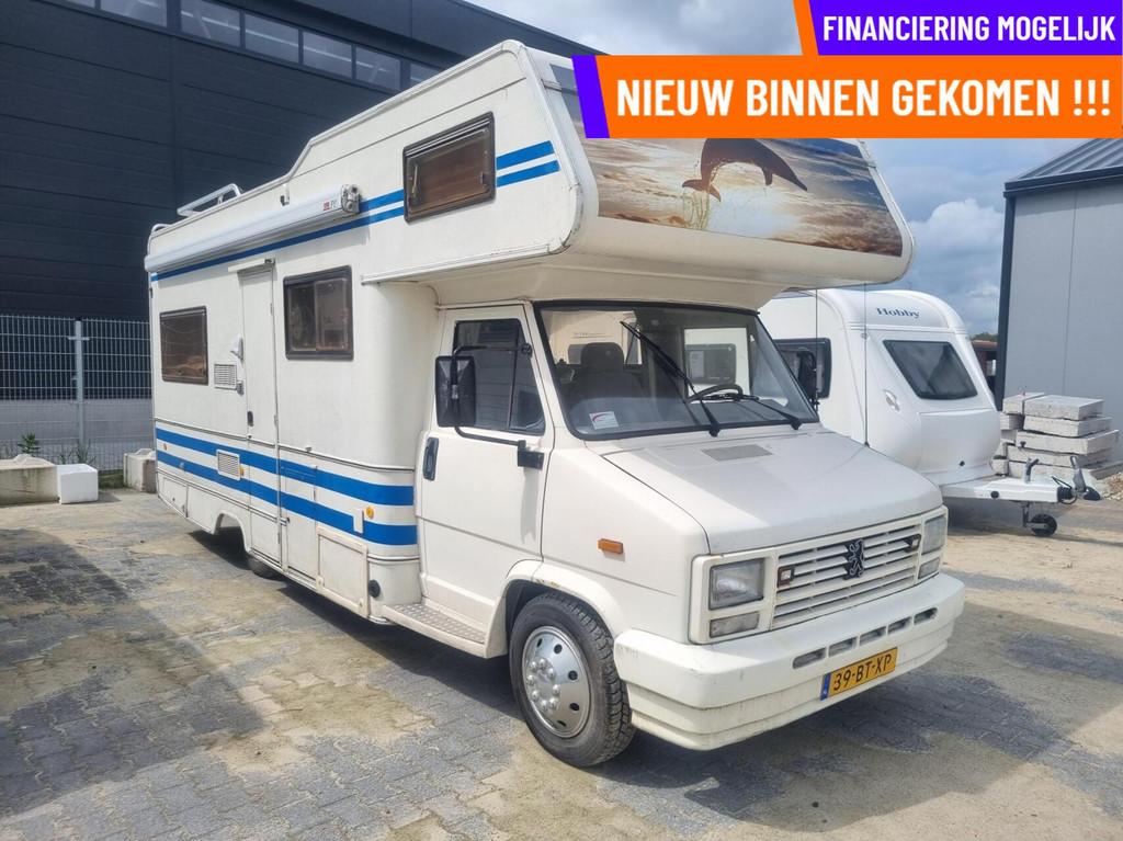Peugeot 280 L AIRCO + CASS LUIFEL + 6 PERS + AGGREGAAT+TURBO, Caravans en Kamperen, Campers, Overige merken, Bedrijf, Half-integraal