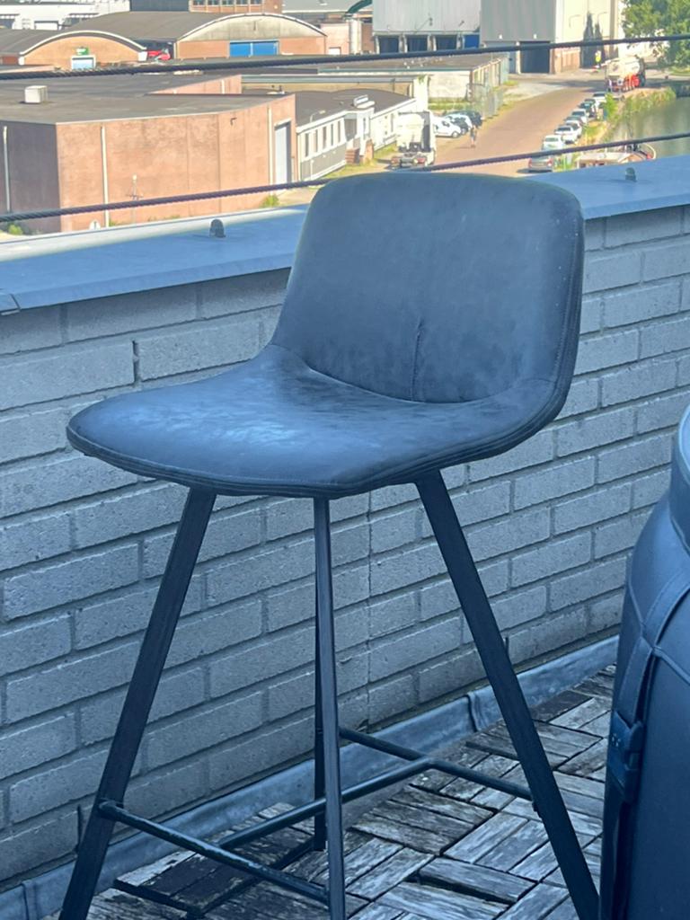 Barkruk  industriële look, 1 kruk, Ophalen of Verzenden, Zo goed als nieuw, 60 tot 90 cm