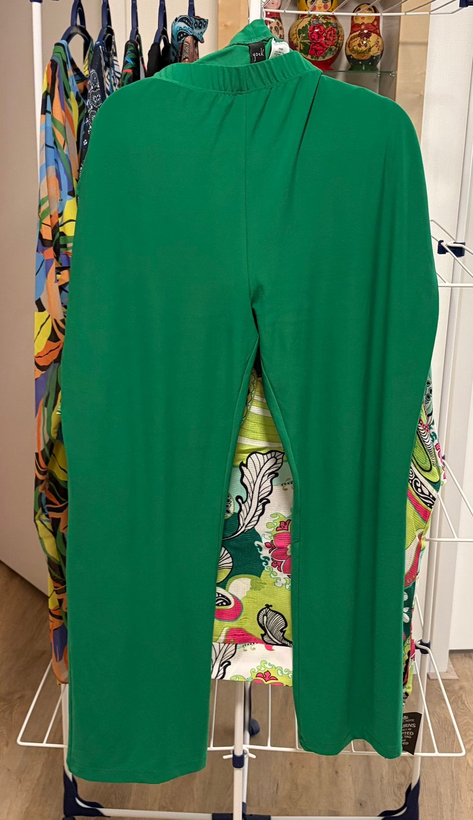 Yoek broek- maat 54/56 - XXL z.g.a.n., Kleding | Dames, Grote Maten, Ophalen, Zo goed als nieuw, Groen, Broek of Spijkerbroek