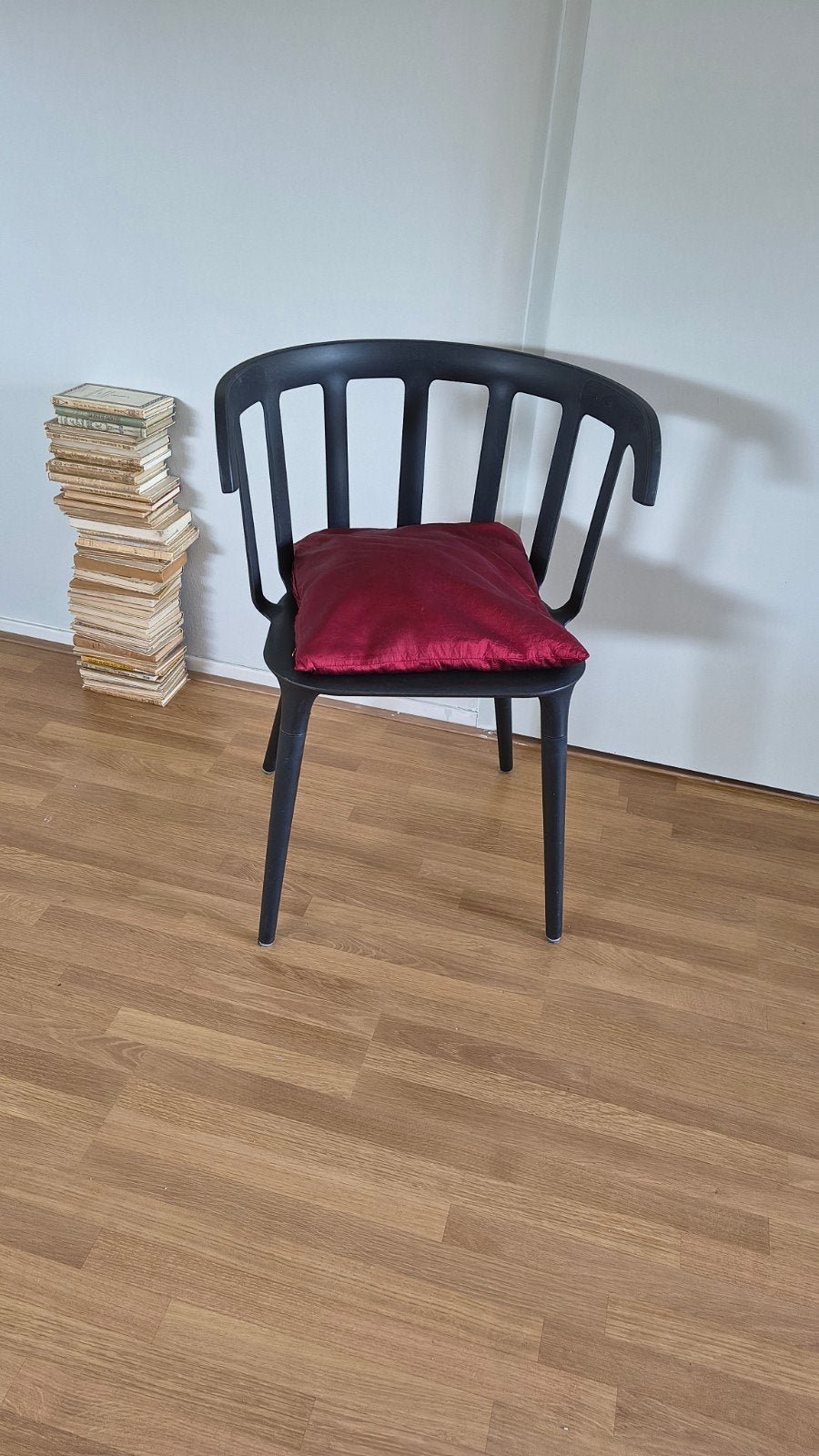 Zwarte Ikea stoel, kunststof, PS -2012 serie, Ophalen of Verzenden, Zo goed als nieuw