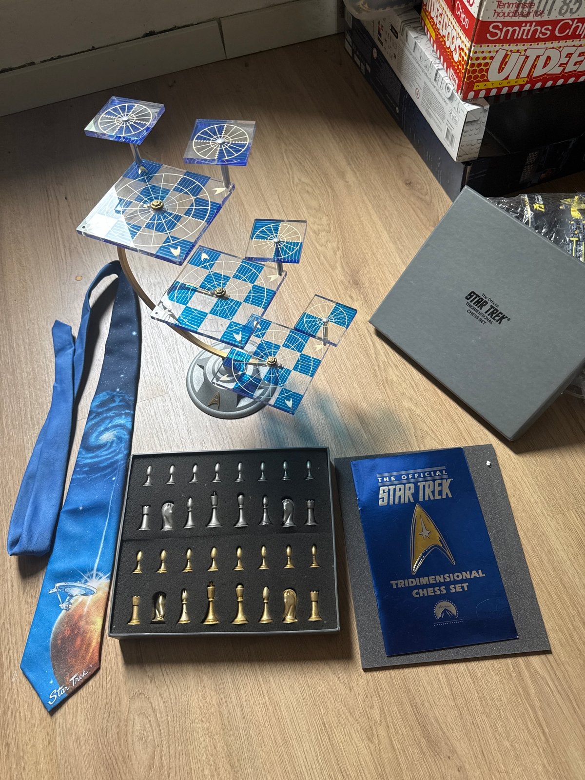 Star Trek 3D Schaken - Officieel en Nooit Gebruikt, Hobby en Vrije tijd, Ophalen, Nieuw